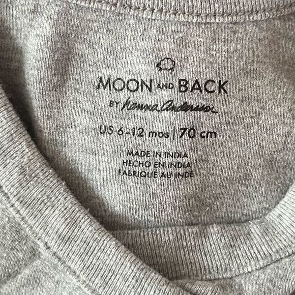 MOON and Back Organic Bodysuit Onesie Size 6-12M - Picture 3 of 4